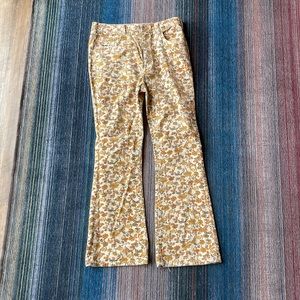 Pilcro and the Letterpress high rise flare corduroys 32